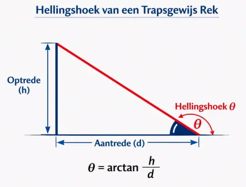 Verlaring, hellingshoek, optrede en aantrede