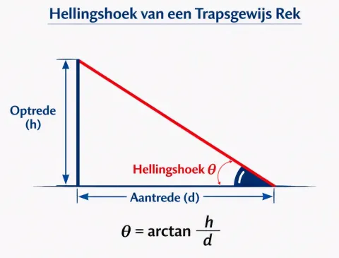 Verlaring, hellingshoek, optrede en aantrede